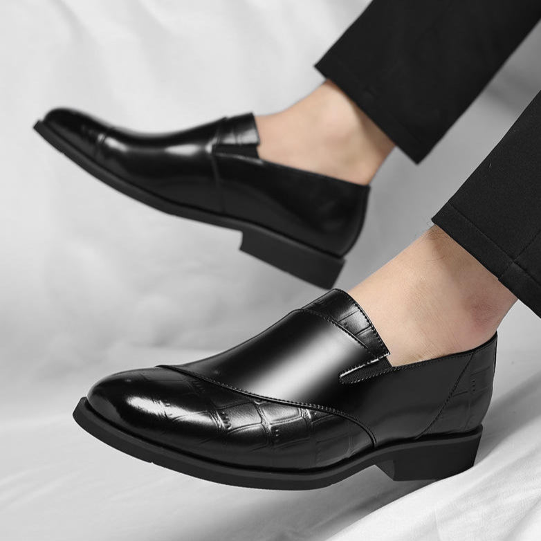 Lurex Leather Loafers