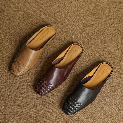 Dalvi Genuine Leather Mules