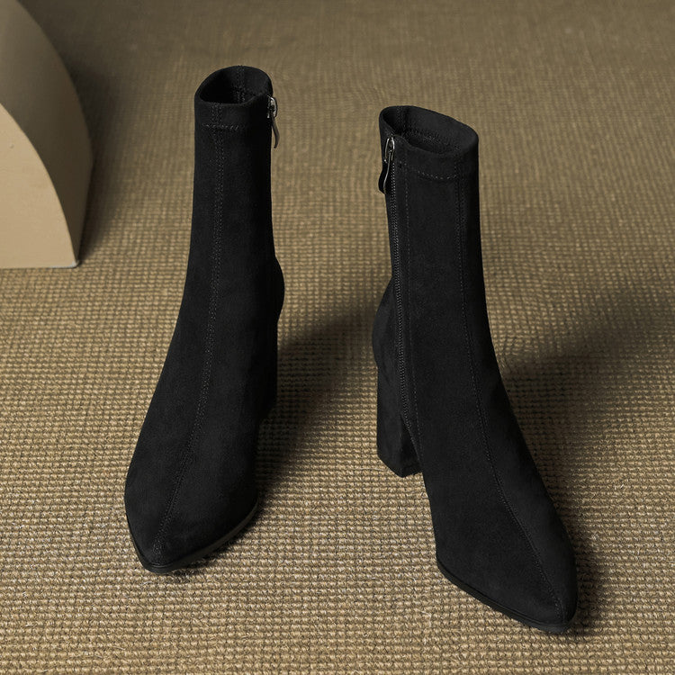 Alora Genuine Suede Boots
